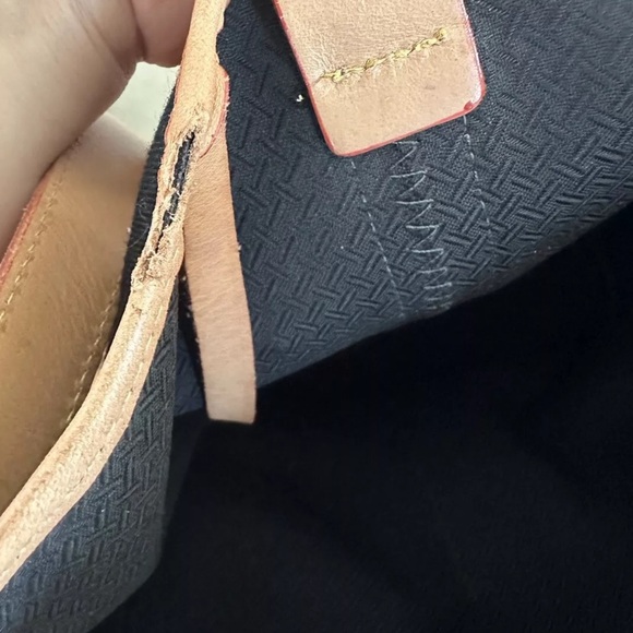 Vintage Dooney & Bourke Backpack Bucket Bag Shoulder Purse USA Black Canvas READ - Picture 12 of 15